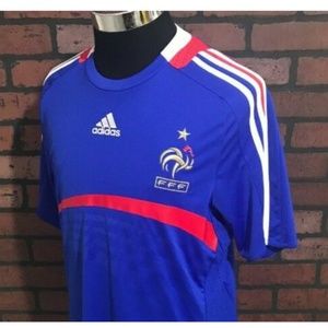 French Football Federation Adidas Soccer Shirt